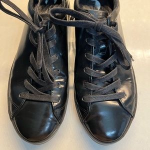 Rag & Bone Black Leather Sneakers